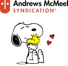 Snoopy hugging Woodstock