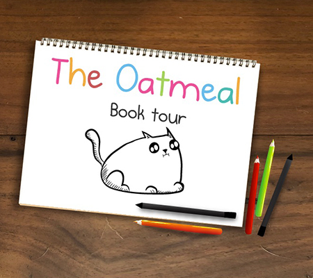 ‘The Oatmeal’ set to promote new collection, book tour
