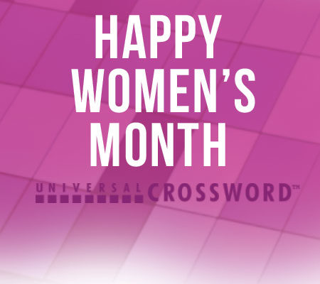 ‘Universal Crossword’ pays tribute to Women’s History Month